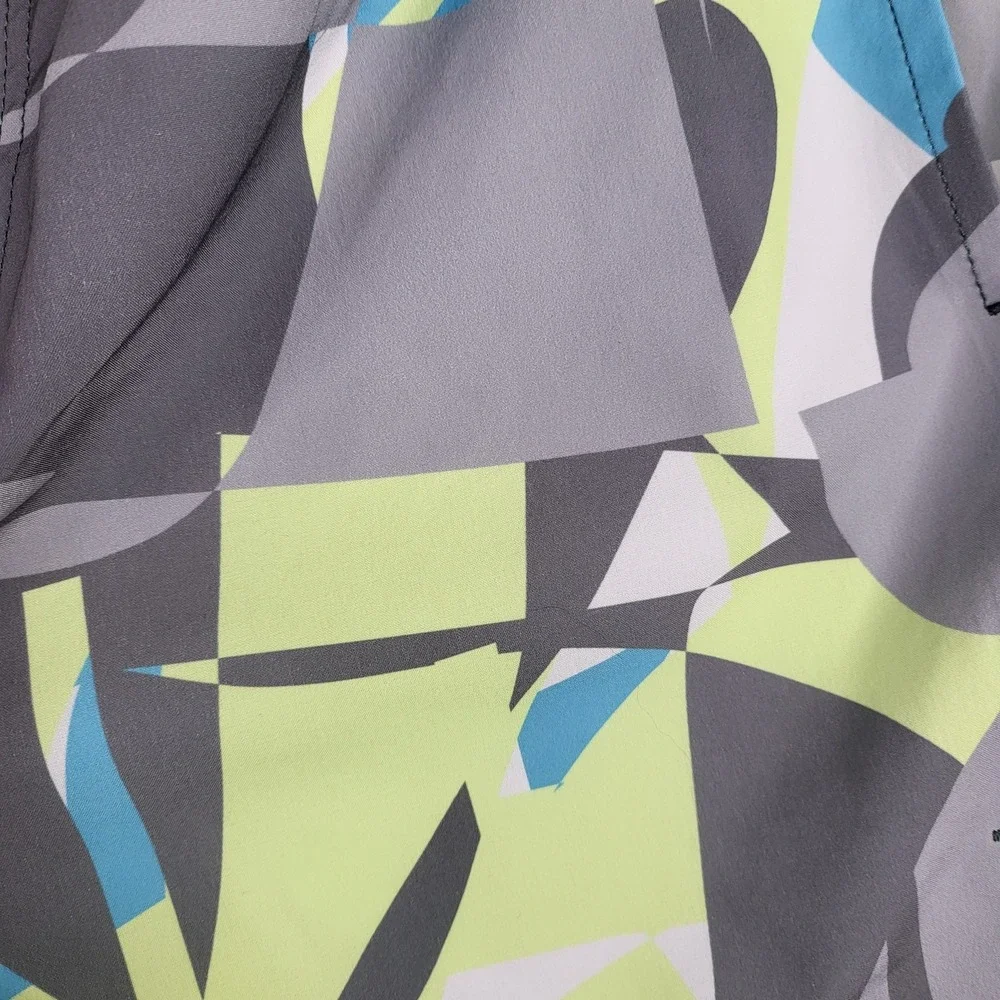 Maamgic Swim Trunks Mens Medium Geometric‎ Quick Dry Pocket Shorts